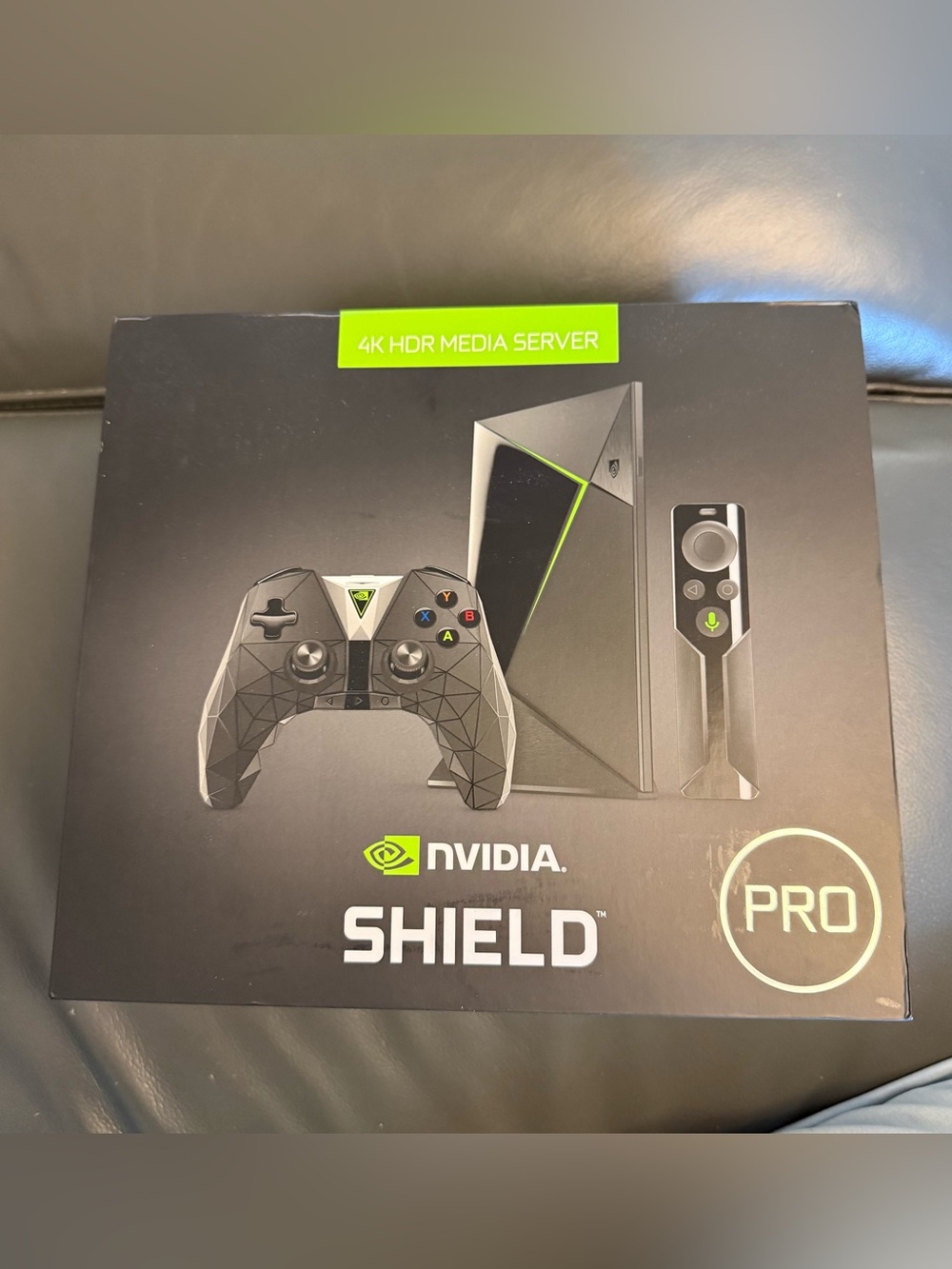 NVIDIA Shield Pro Media Server in Black with Neon Green Accents